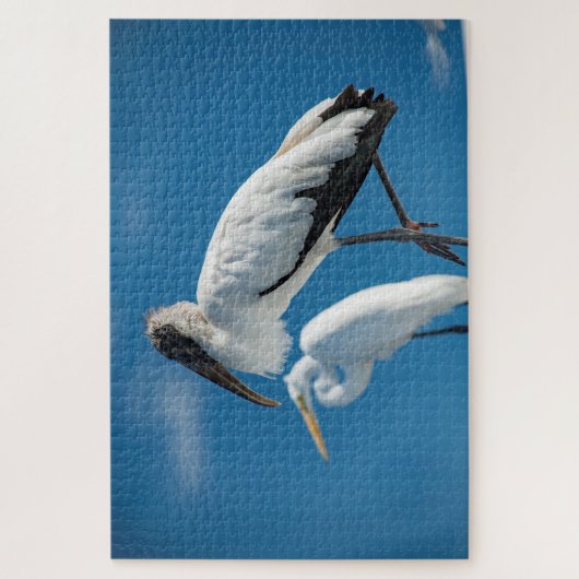 Houten Stork Legpuzzel (Verticaal)