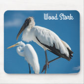 Houten Stork Muismat (Voorkant)