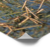 Houten Stork Poster (Hoek)