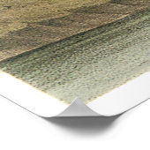 Houten Stork Poster (Hoek)