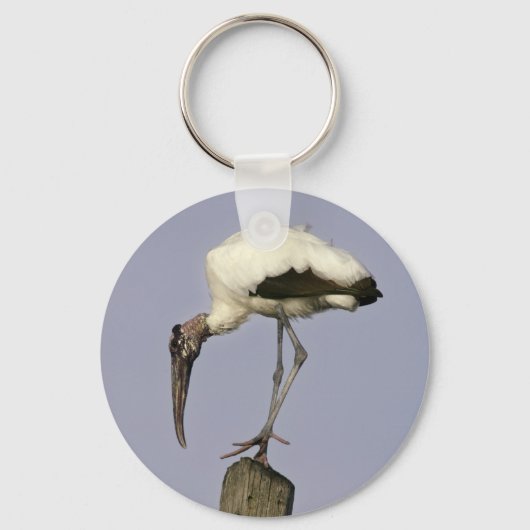 Houten Stork Sleutelhanger (Voorkant)