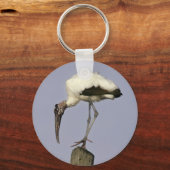 Houten Stork Sleutelhanger (Voorkant)