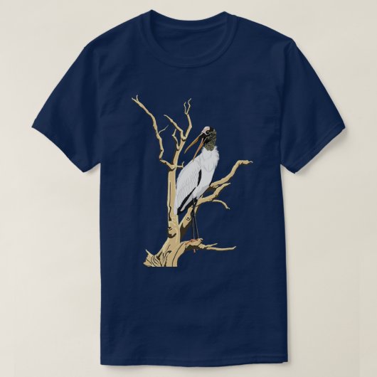 Houten Stork T-shirt (Design voorkant)