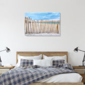 Houten Strandhek Sunrise Destin Canvas Afdruk (Insitu (Slaapkamer))