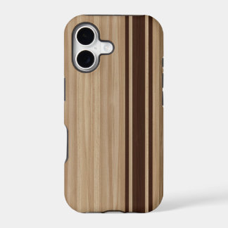 Houten streep iPhone 5 Hoesje - Surfplank Stijl