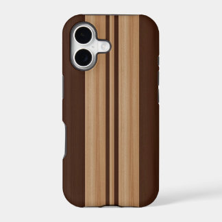 Houten Surfboard iPhone 5 Hoesje - Nep Houten Stre