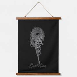 HOUTEN TAPIJT ART&DESIGN HANGEND WANDKLEED