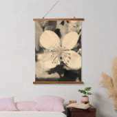 HOUTEN TAPIJT ART&DESIGN HANGEND WANDKLEED (Slaapkamer)