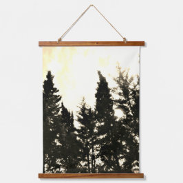 HOUTEN TAPIJT ART&DESIGN HANGEND WANDKLEED