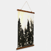 HOUTEN TAPIJT ART&DESIGN HANGEND WANDKLEED (Gebogen)