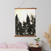 HOUTEN TAPIJT ART&DESIGN HANGEND WANDKLEED (Slaapkamer)