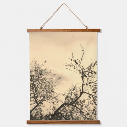 HOUTEN TAPIJT ART&DESIGN HANGEND WANDKLEED (Voorkant)