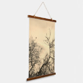 HOUTEN TAPIJT ART&DESIGN HANGEND WANDKLEED (Gebogen)