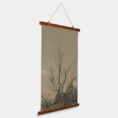 HOUTEN TAPIJT ART&DESIGN HANGEND WANDKLEED (Gebogen)