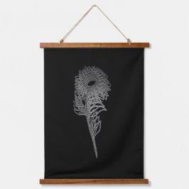 HOUTEN TAPIJT ART&DESIGN HANGEND WANDKLEED