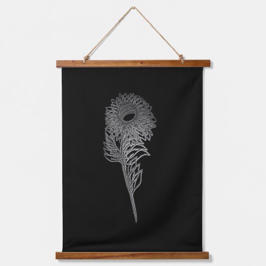 HOUTEN TAPIJT ART&DESIGN HANGEND WANDKLEED (Voorkant)