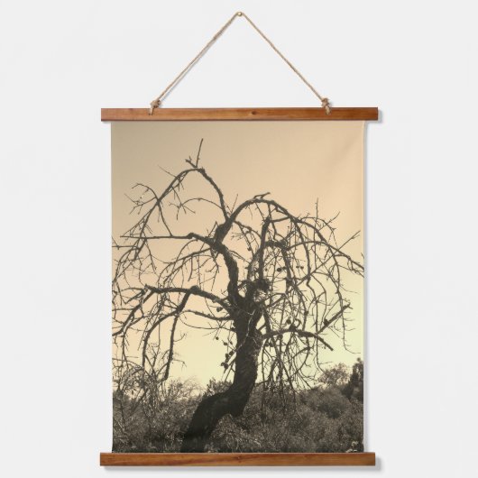 HOUTEN TAPIJT ART&DESIGN HANGEND WANDKLEED (Voorkant)