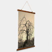 HOUTEN TAPIJT ART&DESIGN HANGEND WANDKLEED (Gebogen)