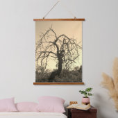 HOUTEN TAPIJT ART&DESIGN HANGEND WANDKLEED (Slaapkamer)