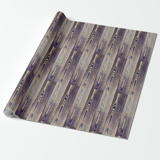 Houten tegel cadeaupapier (Uitgerold)