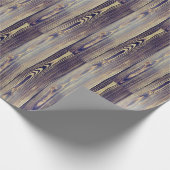 Houten tegel cadeaupapier (Hoek)