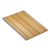 Houten Tegels Foto Notitieboek (Rechterzijde)