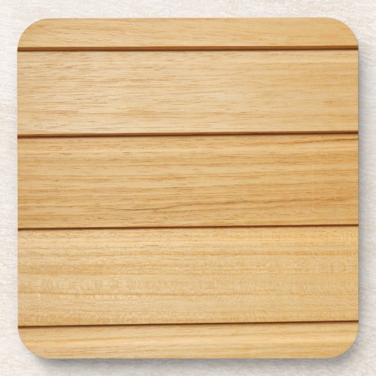 Houten Tegels Harde Plastic Onderzetters (Voorkant)
