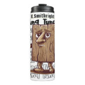 Houten Teken Tunq Tunq Graphic Thermosbeker (Voorkant)