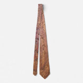Houten textiel stropdas (Achterkant)