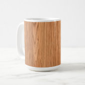 Houten Textuur Achtergrond Design-35455 Koffiemok (Voorkant links)