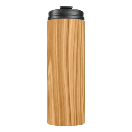 Houten Textuur Achtergrond Design-35455 Thermosbeker (Voorkant)