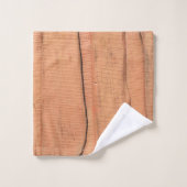 Houten textuur bad handdoek (Wasdoekje)
