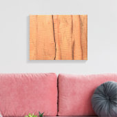 Houten textuur canvas afdruk (Insitu (Woonkamer))