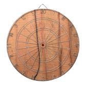 Houten textuur dartbord (Voorkant)