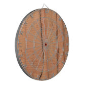 Houten textuur dartbord (Voorkant Links)