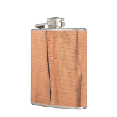 Houten textuur heupfles (Links)