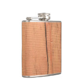 Houten textuur heupfles (Rechts)