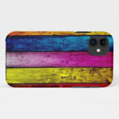 Houten textuur hoesje (Achterkant (horizontaal))