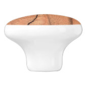 Houten textuur keramische knop (Zijkant)