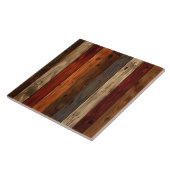 Houten textuur keramische Tegel Tegeltje (Zijkant)