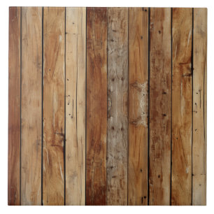 Houten textuur keramische Tegel Tegeltje