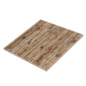 Houten textuur keramische Tegel Tegeltje (Zijkant)