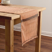 Houten textuur korte tafelloper (Voorbeeld)