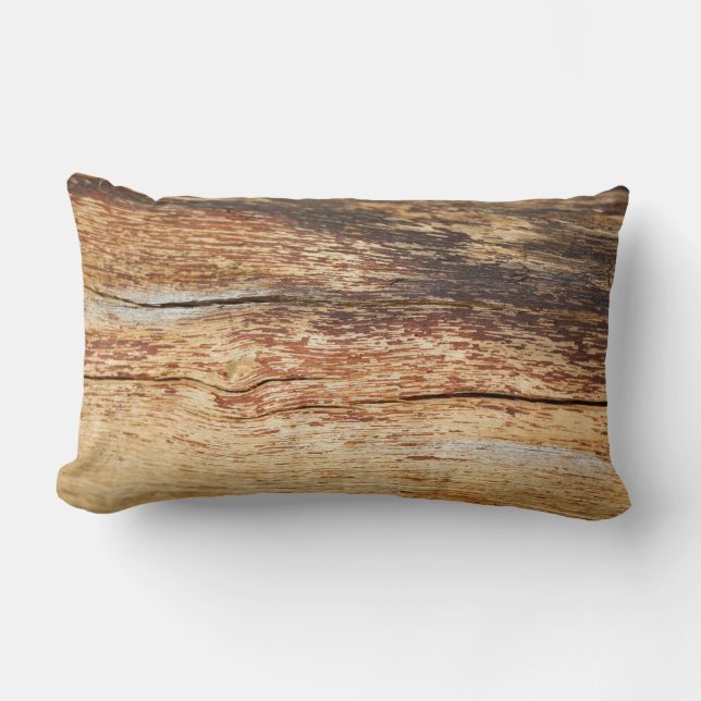 Houten Textuur Kussen Sierkussen (Voorkant)