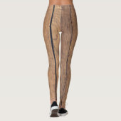 Houten textuur leggings (Achterkant)