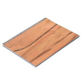 Houten textuur notitieboek (Linkerzijde)