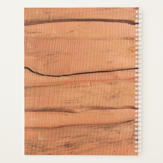 Houten textuur planner (Achterkant)