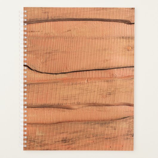 Houten textuur planner (Voorkant)