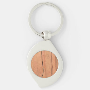 Houten textuur sleutelhanger
