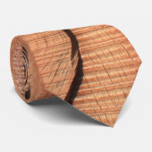 Houten textuur stropdas (Opgerold)